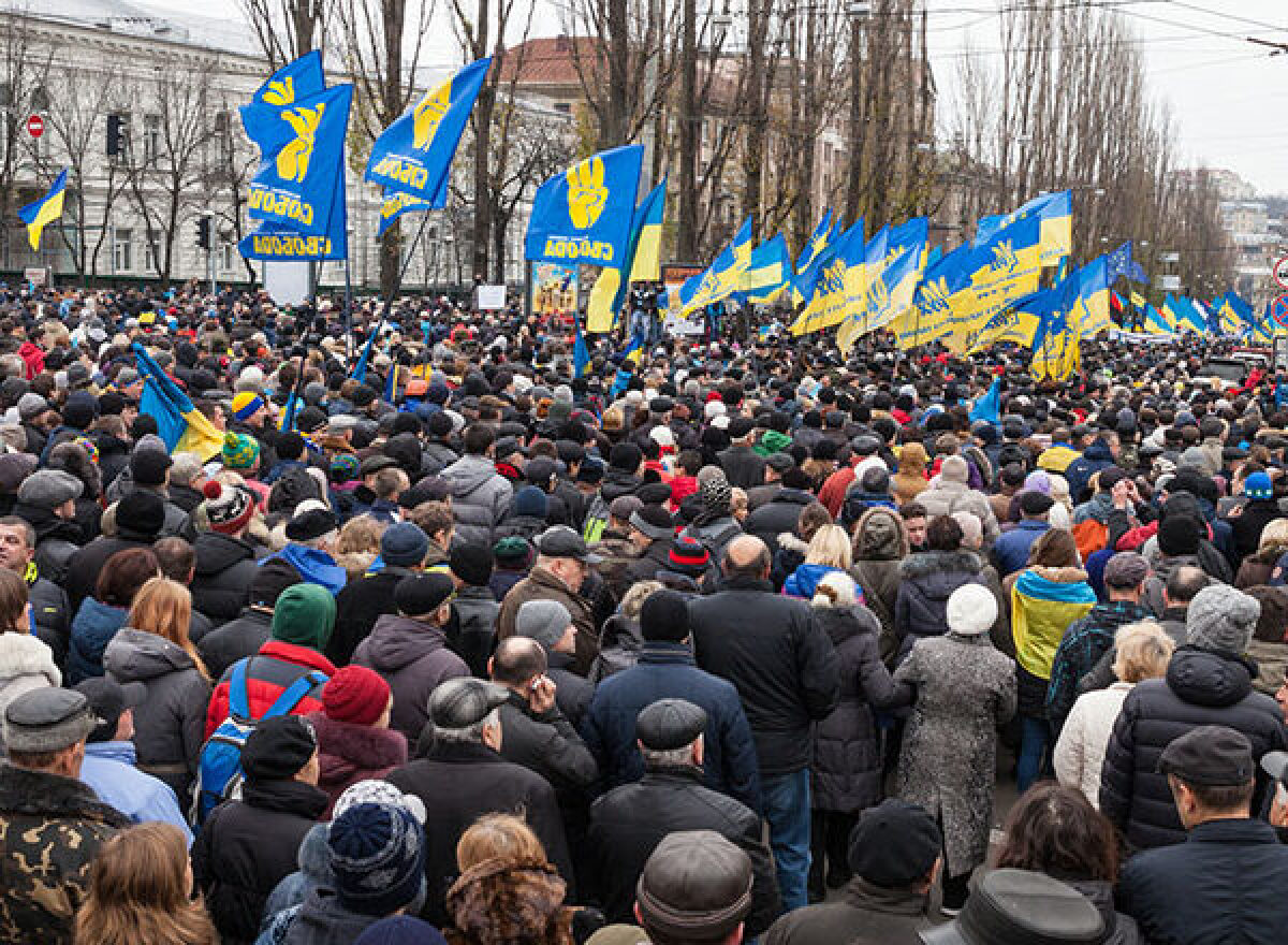 Protesty na Ukrajine