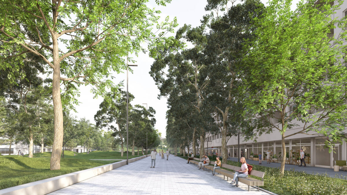 Námestie slobody po rekonštrukcií