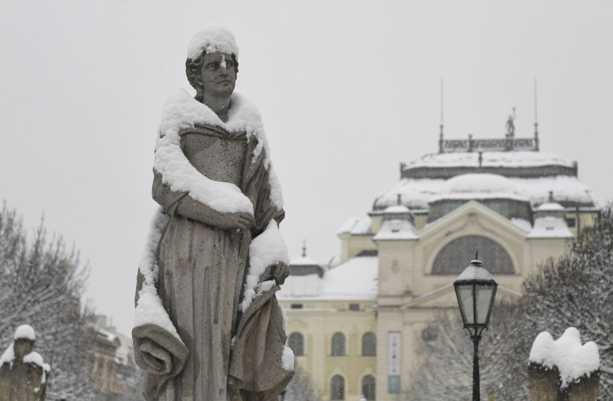 sneh, Košice