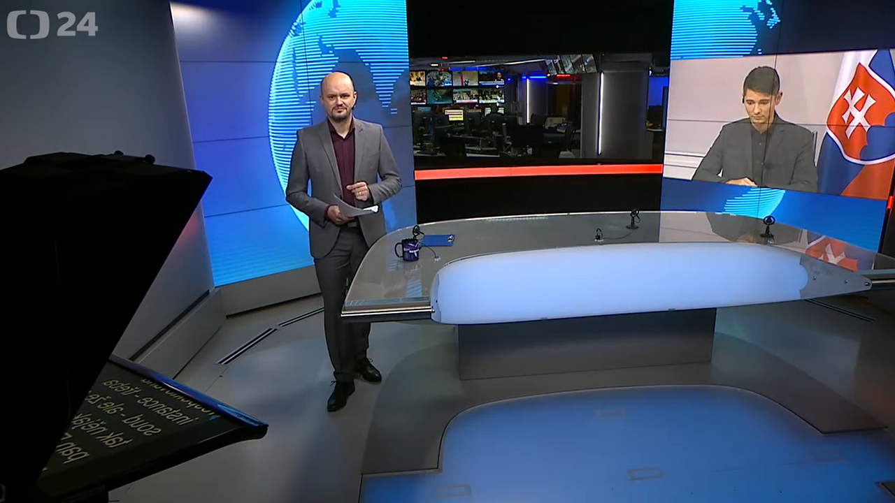 Rozhovor českého moderátora s Erikom Kaliňákom