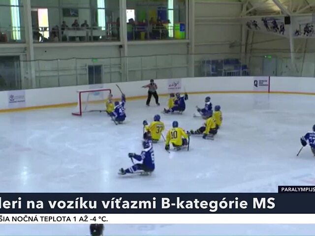 Curleri na vozíku víťazmi B-kategórie MS. Trávníček vybojoval v Paríži bronz