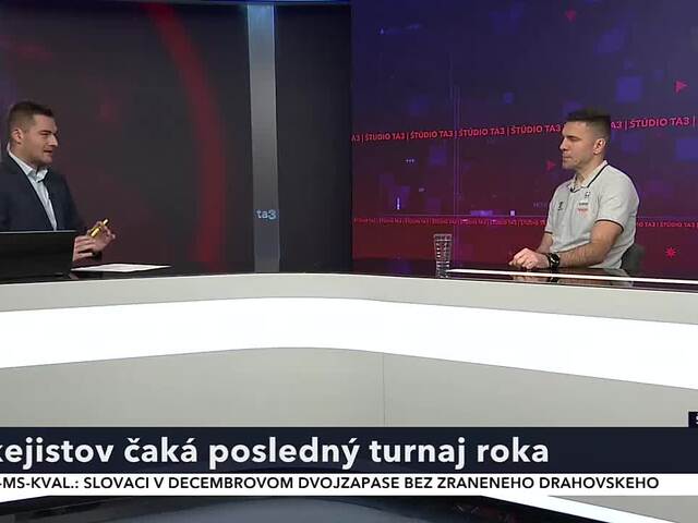 Hokejistov čaká posledný turnaj roka. Aké má ambície slovenský tím? 