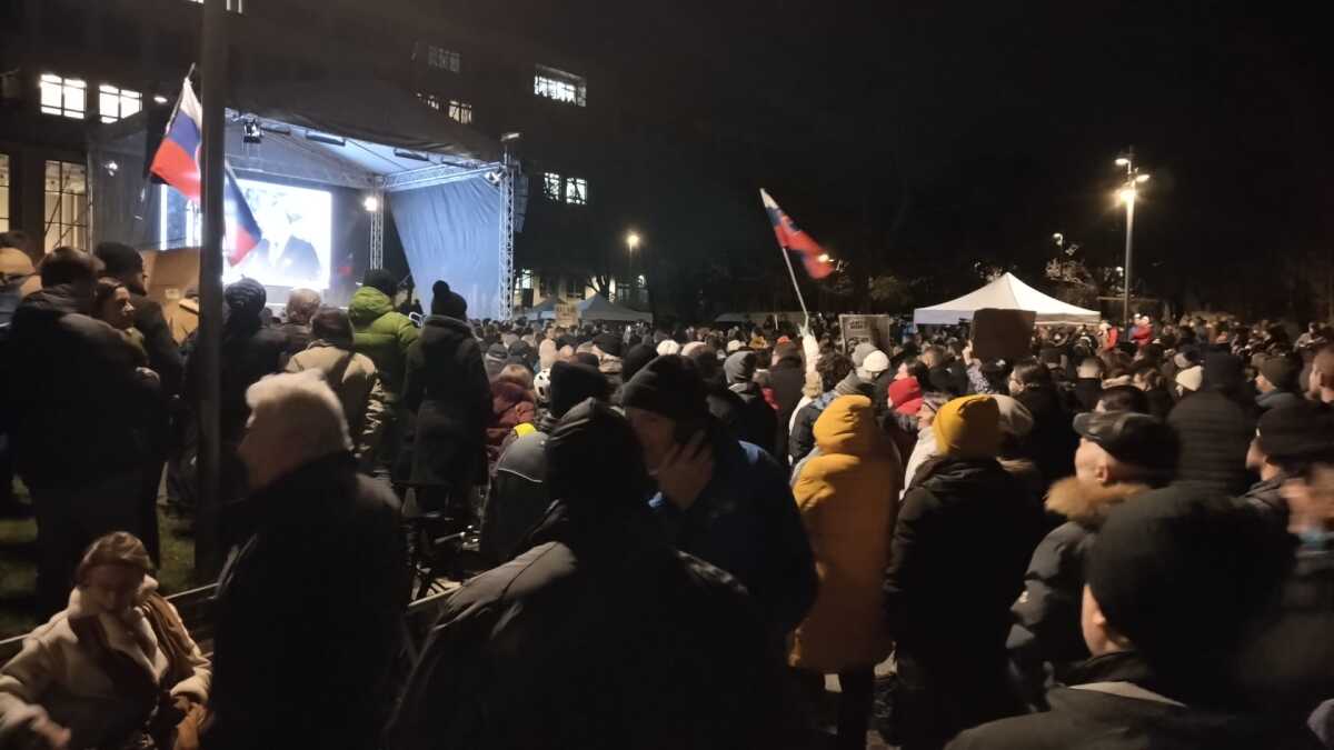 Protest v Bratislave