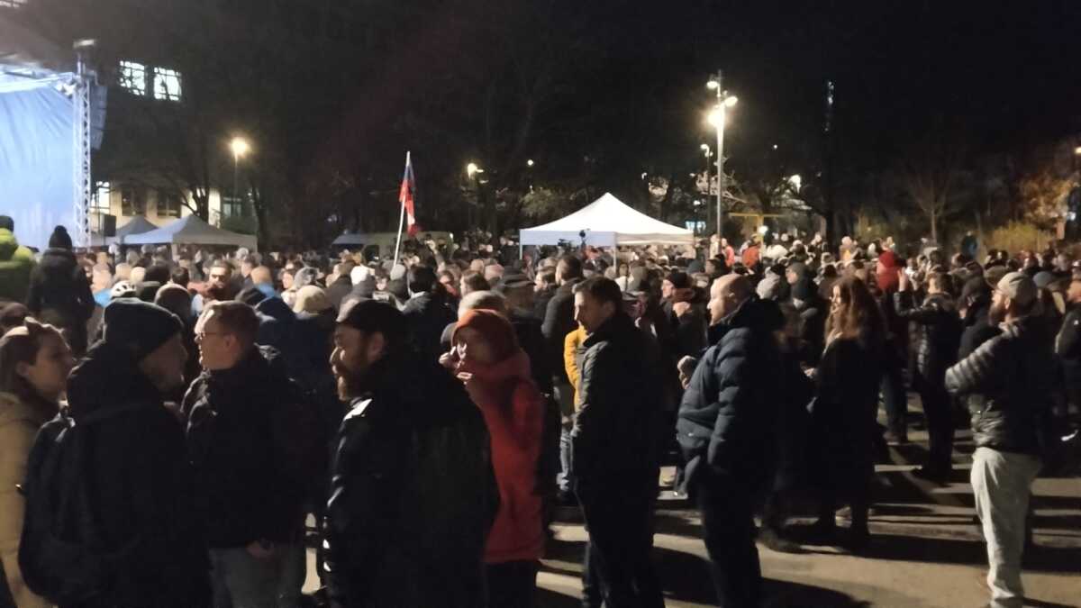 Protest v Bratislave