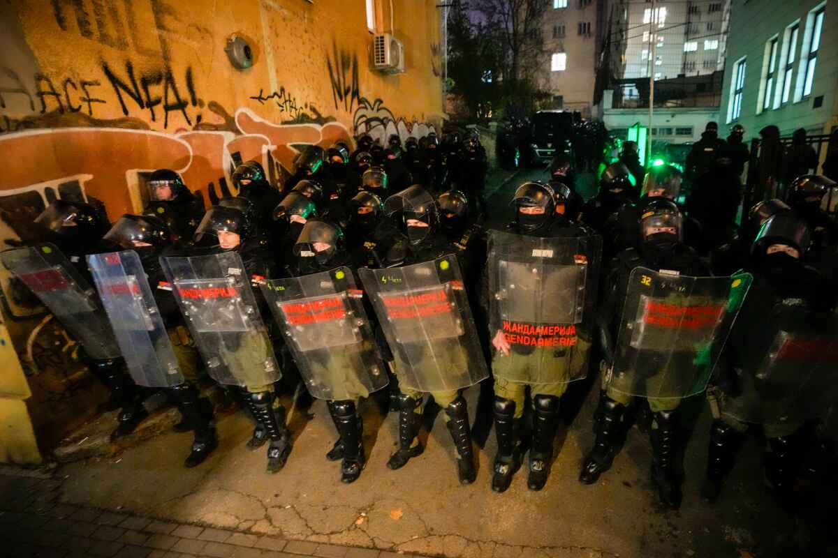 Srbsko protest
