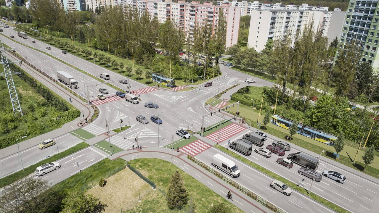 Vizualizácia Slaneckej cesty