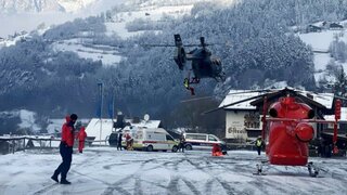 Lanovka Alpy 9. januára 2024