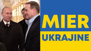 Iniciatíva Mier Ukrajine vyzýva prezidentku, aby Medvedčukovi odňala vyznamenanie. Má väzby na Putina 