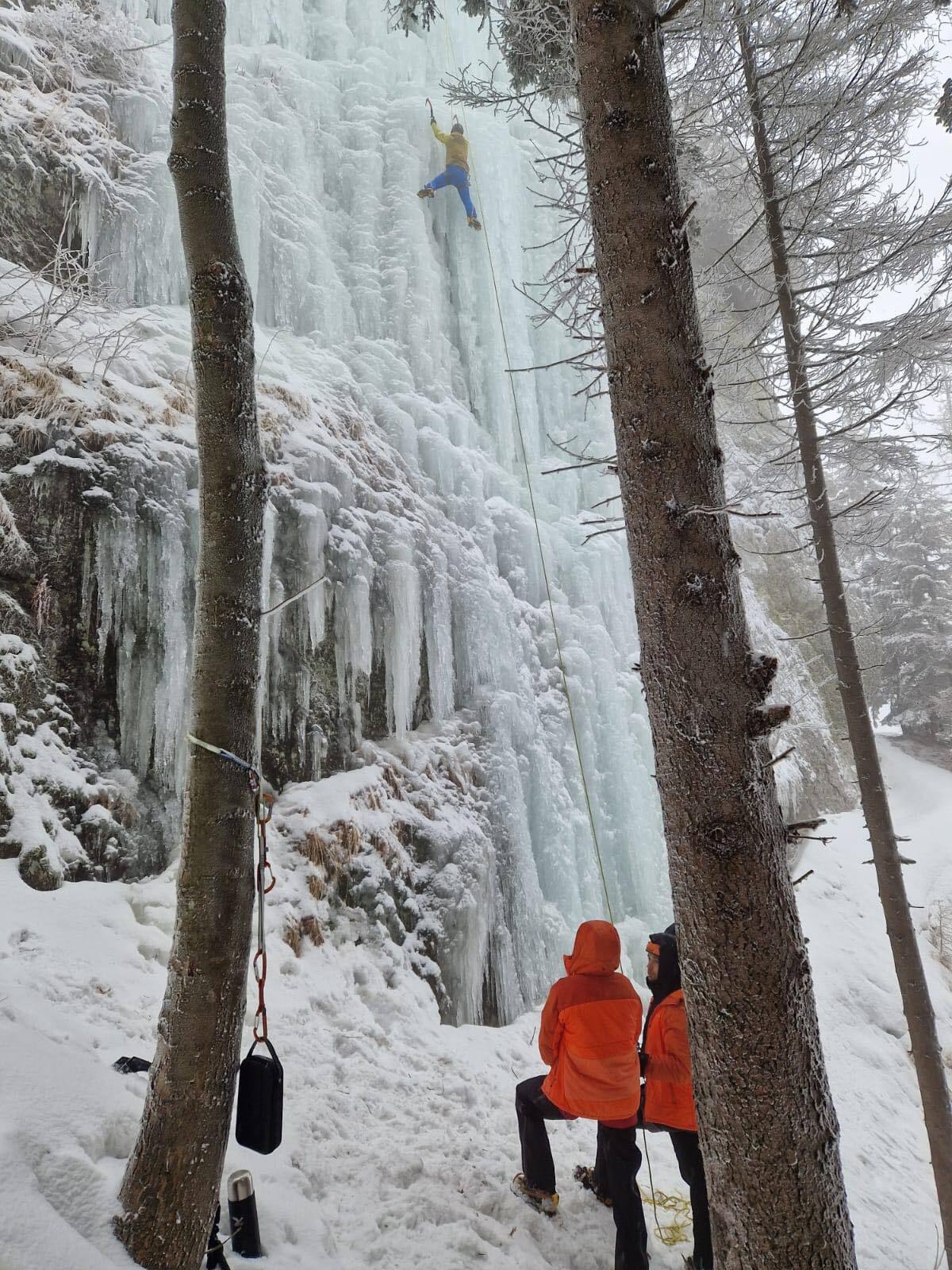 Zimná atrakcia na Skalke pri Kremnici