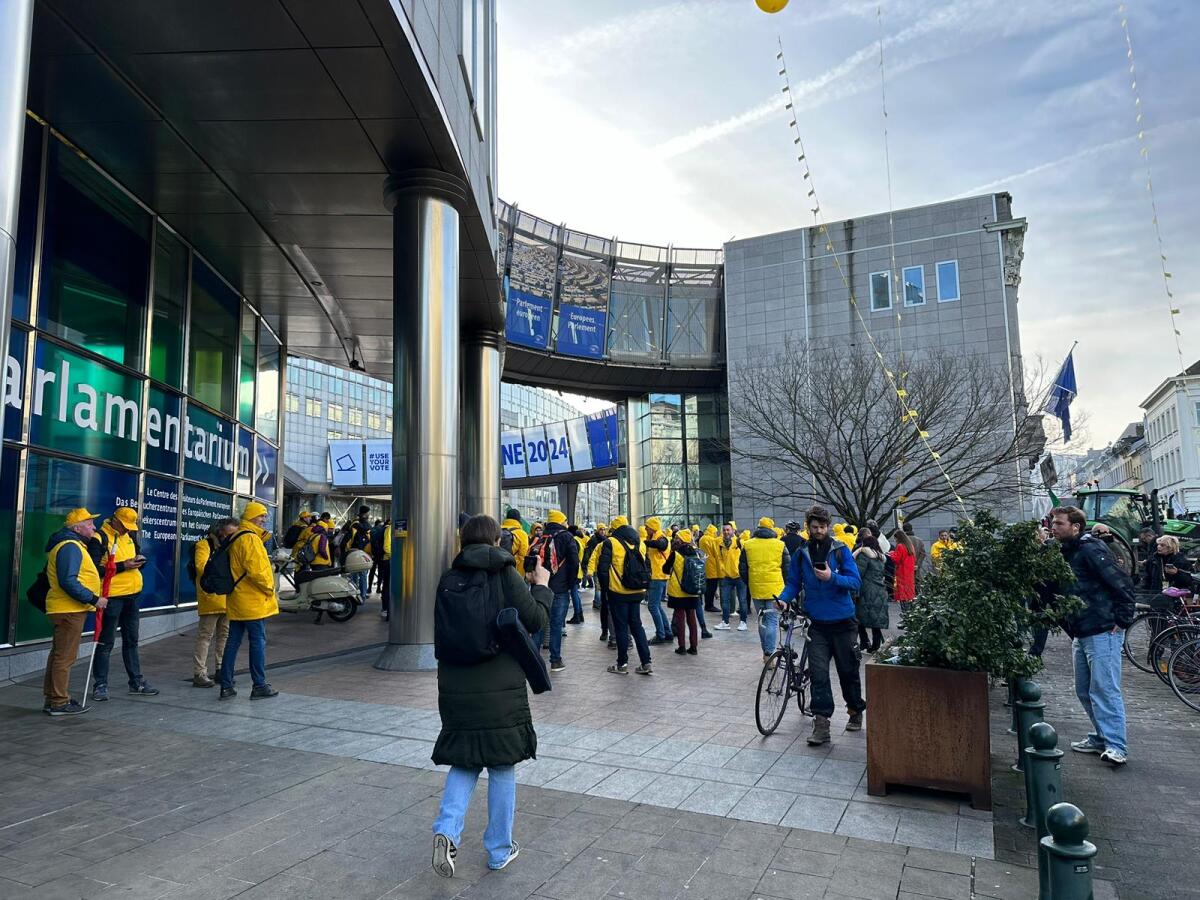 Farmári v Bruseli pred sídlom EÚ