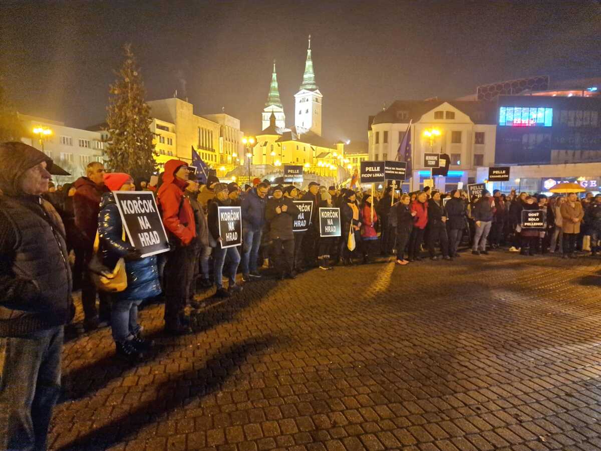 Protest v Žiline