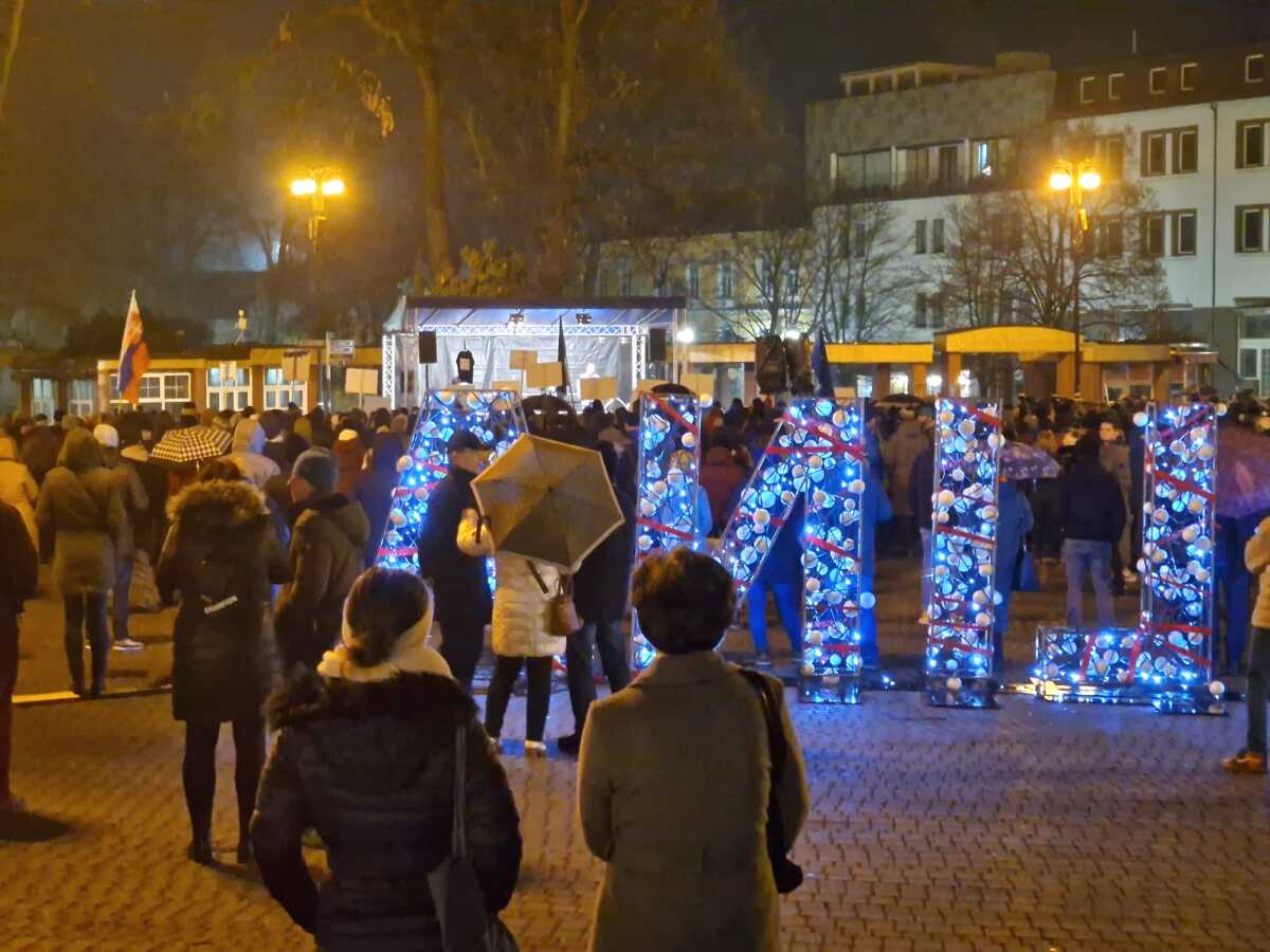 Protest v Žiline