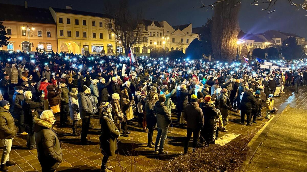 Protest v Prešove