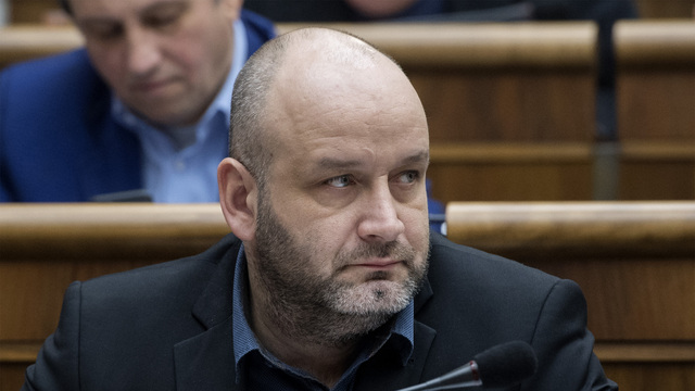 Na snímke poslanec Martin Nemky (Smer-SD).