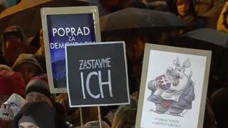 V Poprade protesty pokračujú. Prišli aj Kuciakovci