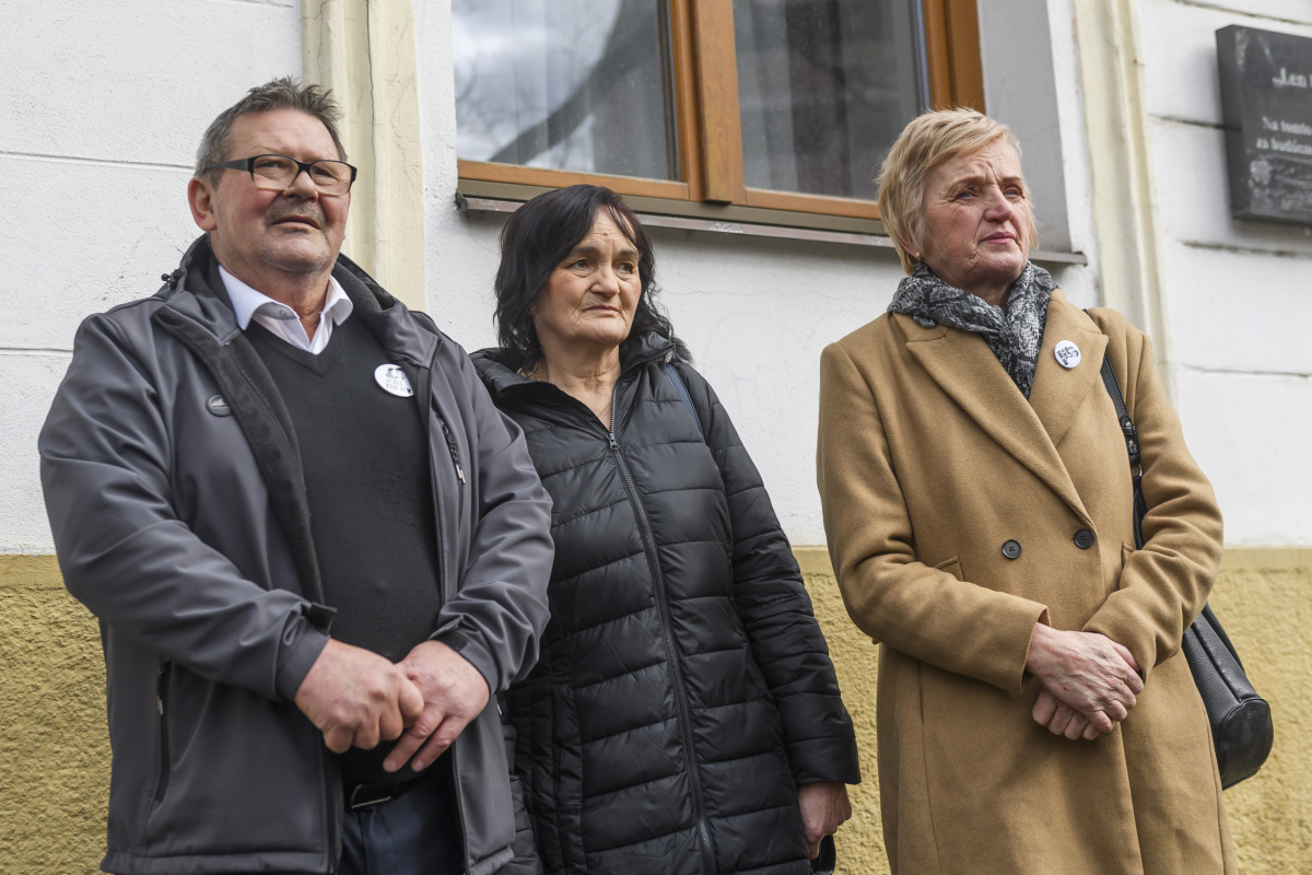 Ján a Martina prezidentka pamätník