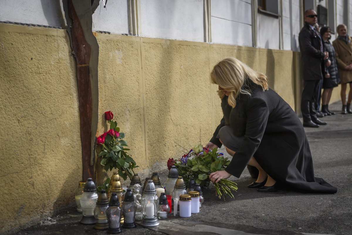 Ján a Martina prezidentka pamätník