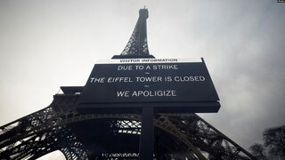 Eiffelova veža štrajk