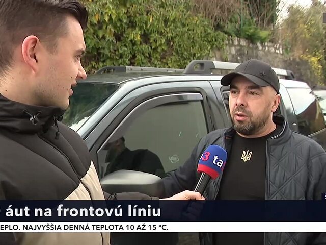 So Slovákmi odváža pomoc priamo na frontovú líniu. Ako vyzerá práca dobrovoľníka? 