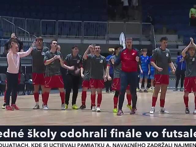 Stredné školy odohrali finále vo futsale. Podporiť svoju školu cestovali fanúšikovia aj niekoľko hodín