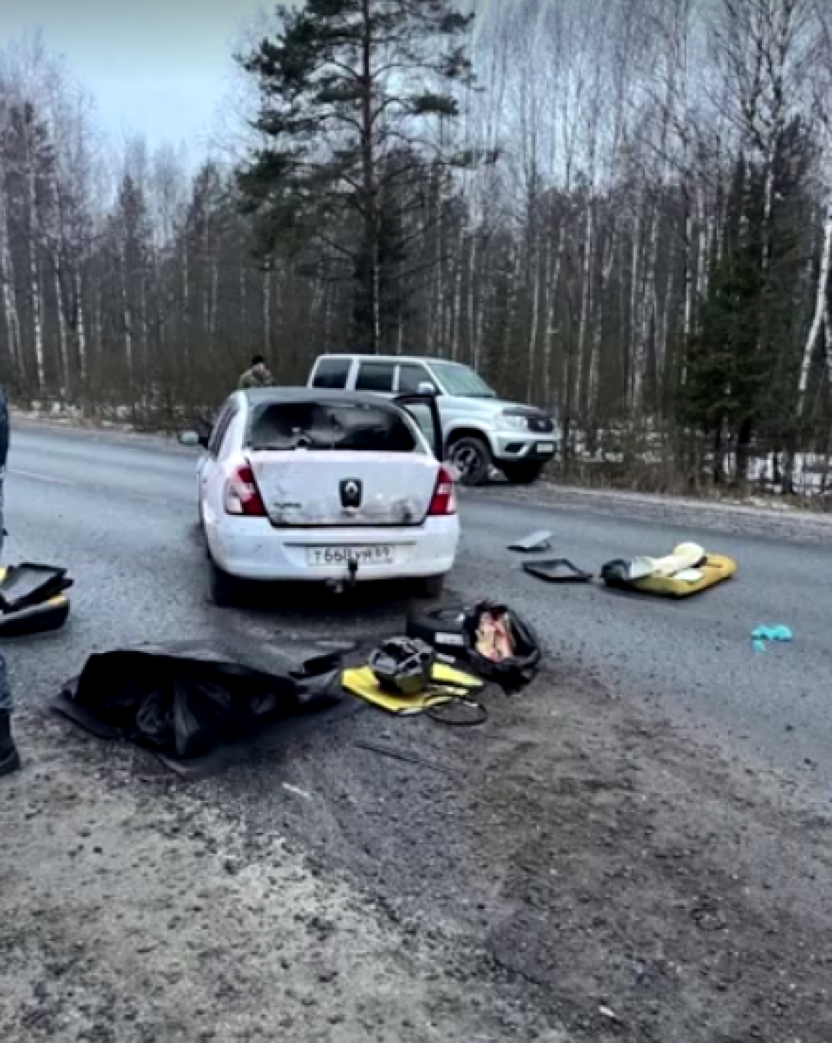 Auto, na ktorom mali utiecť útočníci Moskva útok