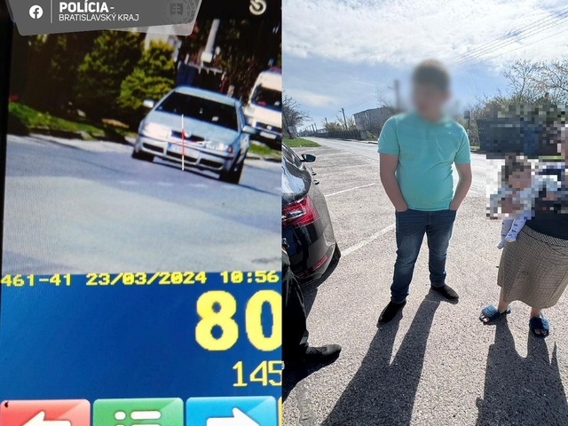 Policajti riešili v Senci kuriózny prípad. Vodič prekročil rýchlosť, auto šoféroval len 14-ročný Santiago