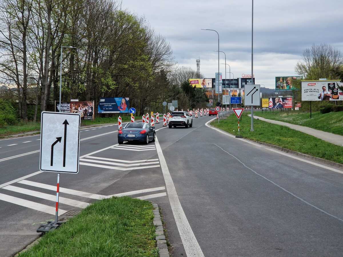 Banská Bystrica oprava cesty