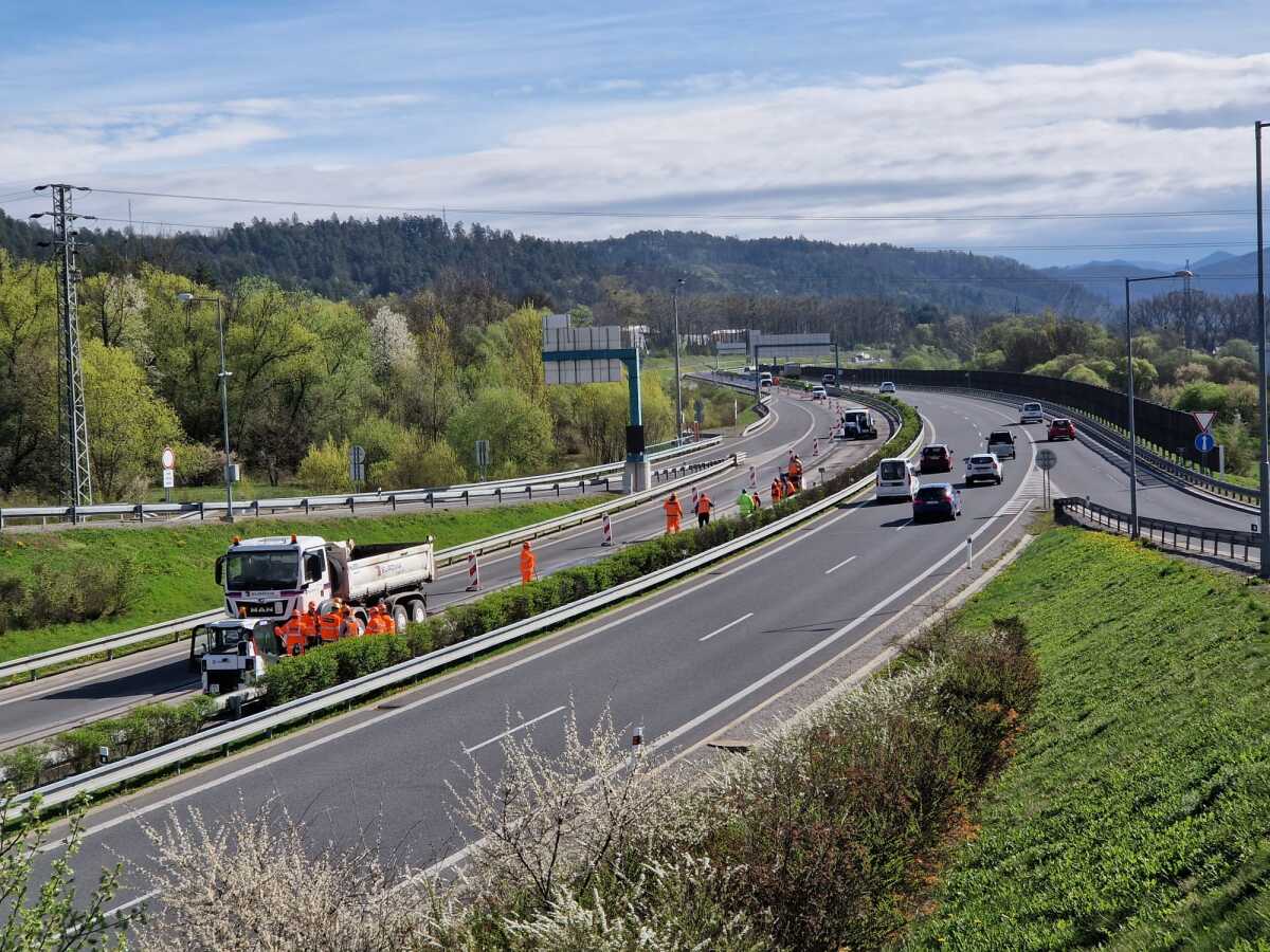 Banská Bystrica oprava cesty