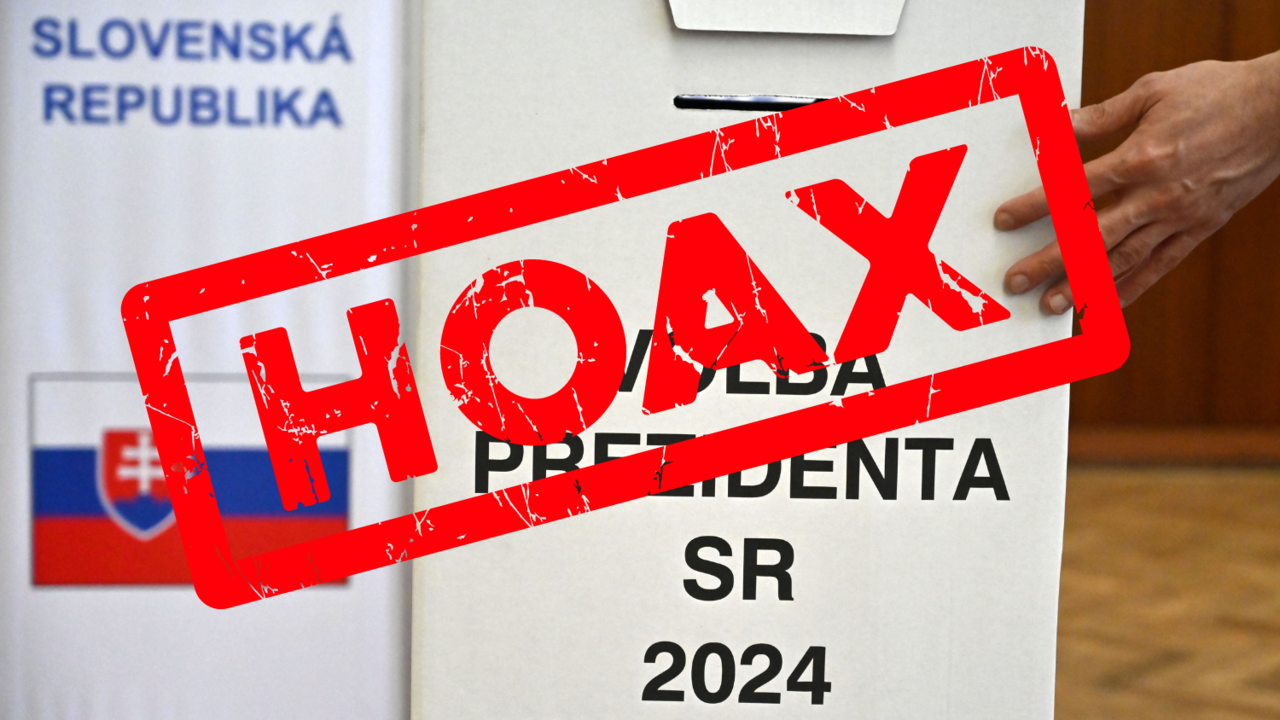 voľby hoaxy