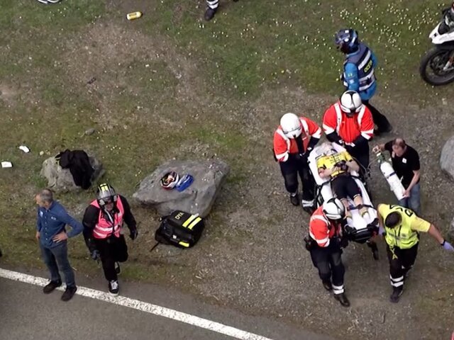 VIDEO: Hrozivý pád na cyklopretekoch. Dvojnásobný víťaz Tour de France si poškodil pľúca, ďalší majú zlomeniny