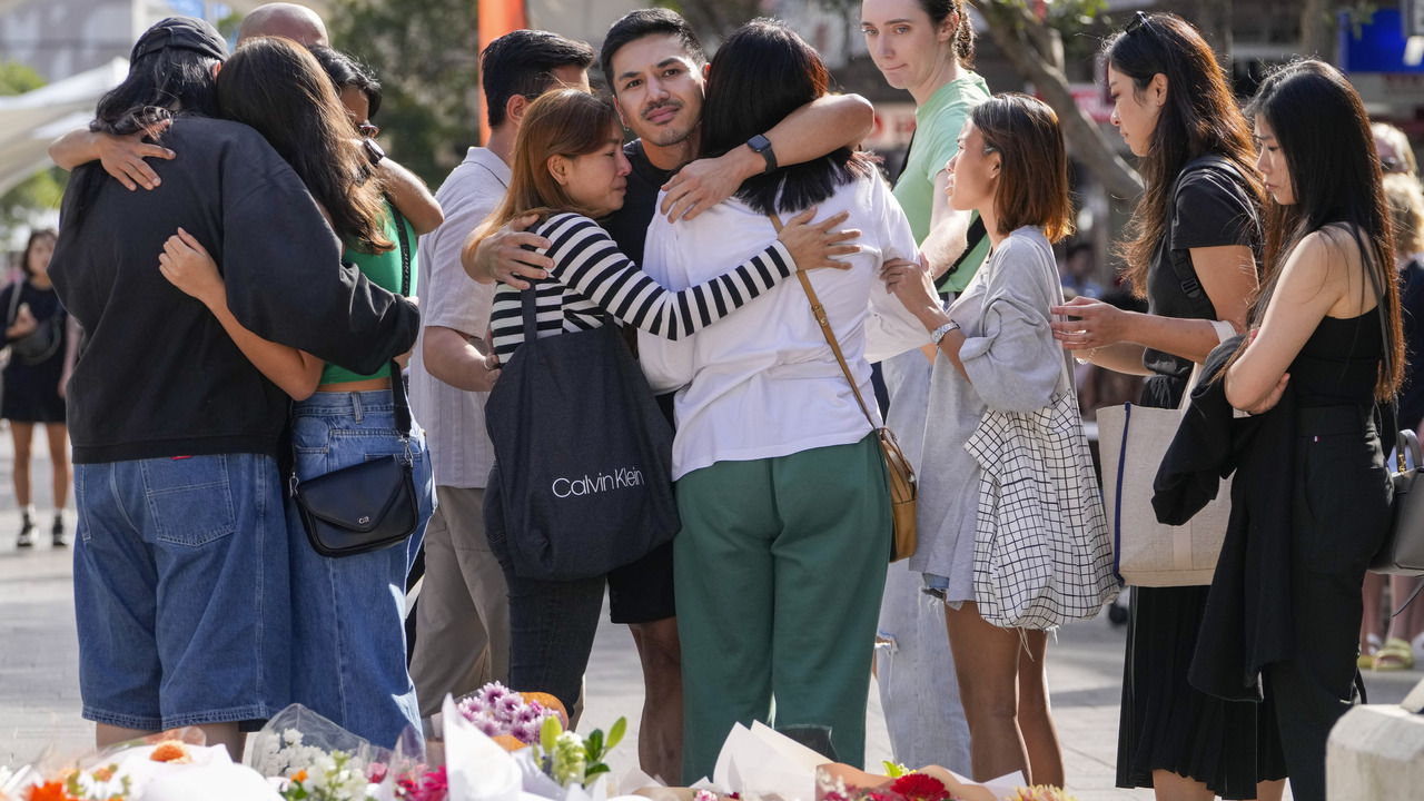 Sydney, smútiaci, útok