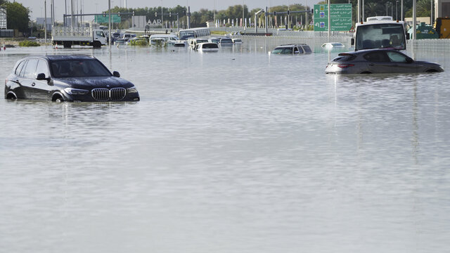 Dubaj, záplavy