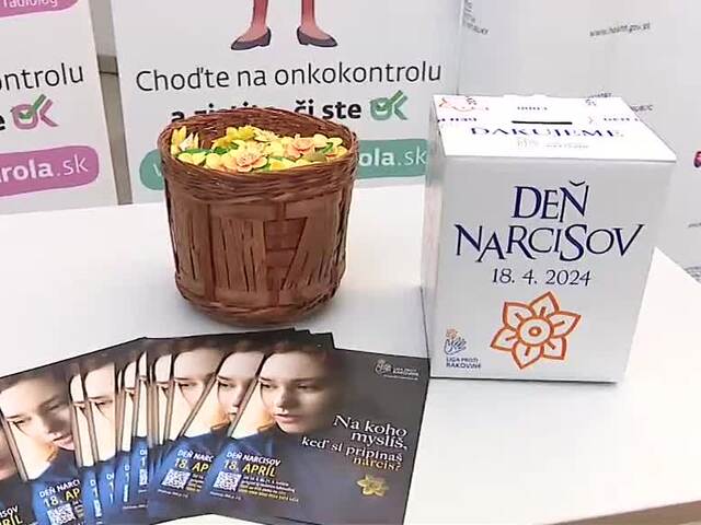 18. apríl v znamení Dňa narcisov. Pripnutím žltého kvetu vyjadrujeme solidaritu s ľuďmi s rakovinou