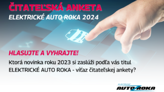 Hlasujte v našej čitateľskej ankete ELEKTRICKÉ AUTO ROKA a vyhrajte skvelé ceny!