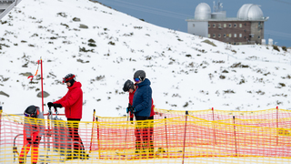 Dobrá správa pre lyžiarov: V Lomnickom sedle napadol sneh, opäť sa tam bude lyžovať