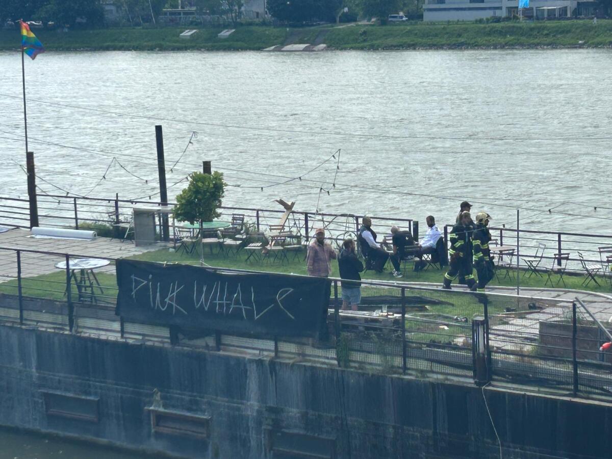 požiar Dunaj loď podnik