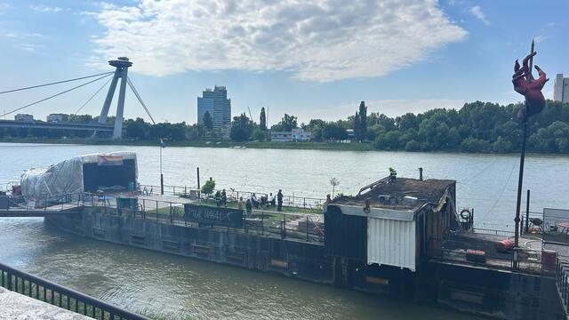 požiar Dunaj loď podnik