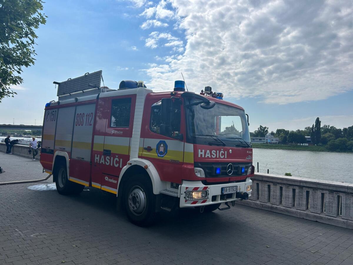 požiar Dunaj loď podnik