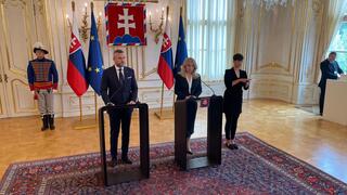 Peter Pellegrini a Zuzana Čaputová