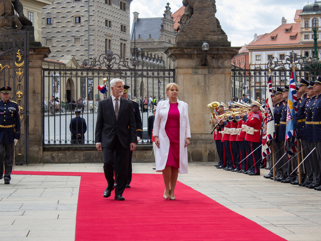 FOTO: Posledná zahraničná cesta prezidentky Čaputovej. Tradíciu neporušila a išla do Česka 