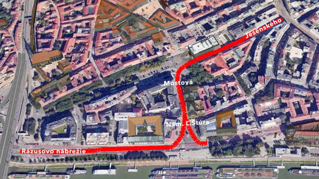 doprava inaugurácia obmedzenia