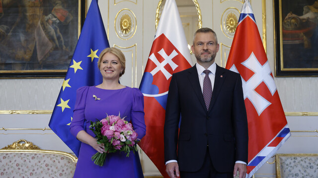 Pellegrini Čaputová inaugurácia palác
