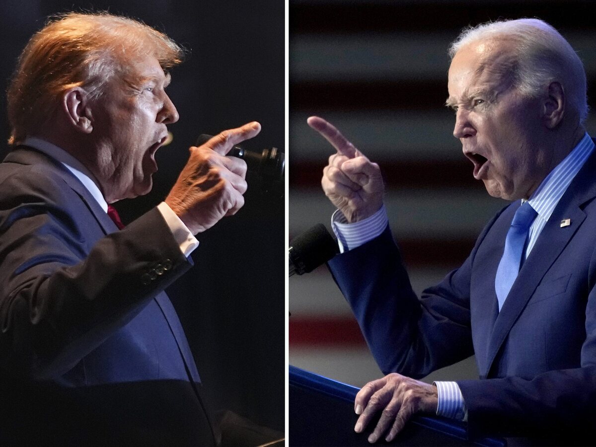 Trump Biden debata USA prezident