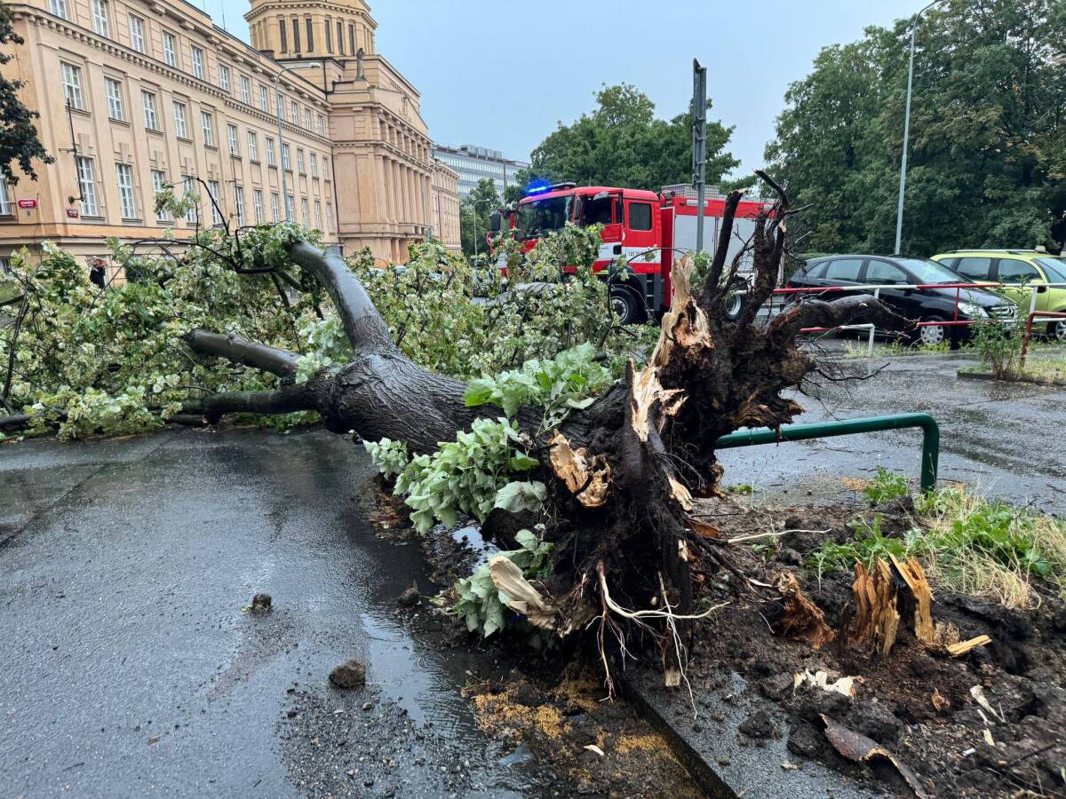 Praha povodeň dážď 