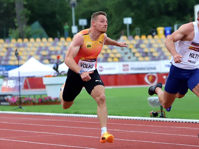 Volko získal deviaty titul majstra Slovenska v šprinte na 100 m, medzi ženami bola najrýchlešia Forsterová