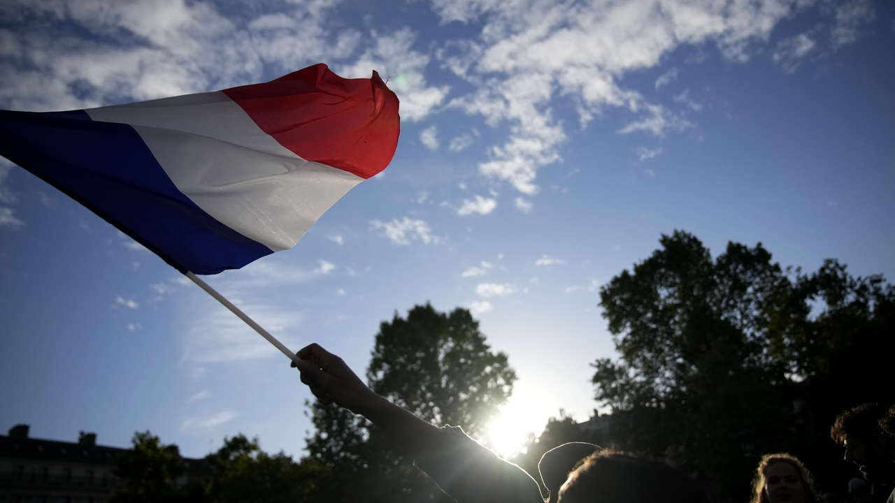 Francúzsko voľby vlajka