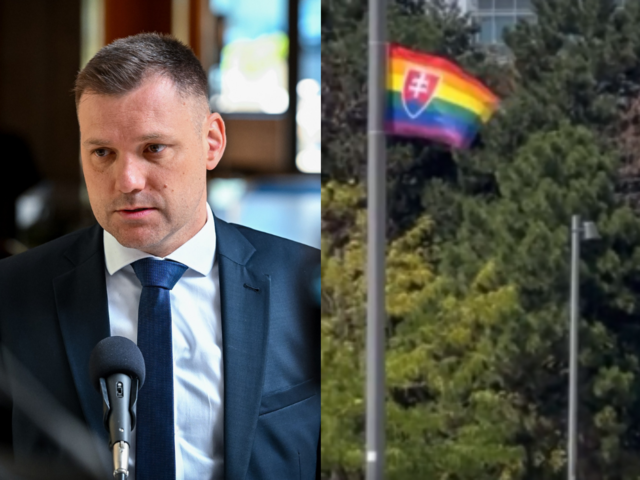 Tarabu pobúrila dúhová vlajka so slovenským znakom. Chce zoštátniť Devín, Bratislava nesúhlasí