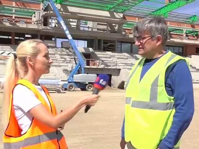 FOTO: ta3 sa bola pozrieť na výstavbu Futbal Tatran Arény. Vyžiada si ďalšie financie, s ktorými sa nepočítalo