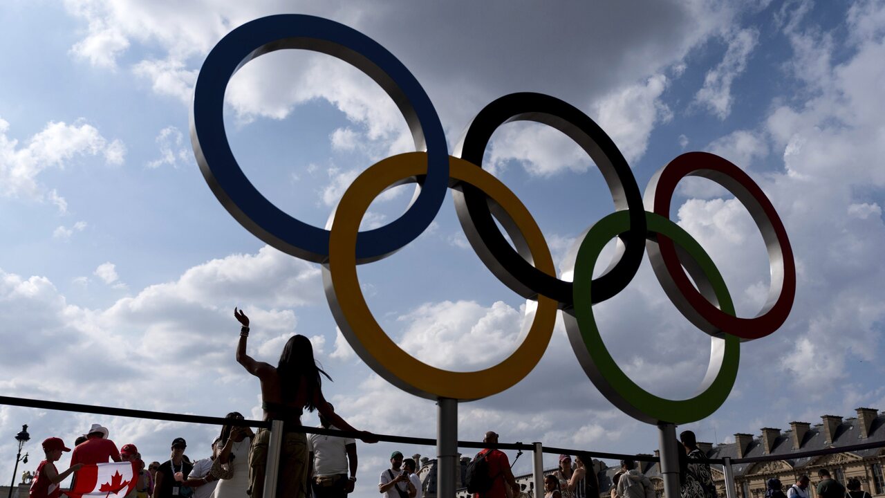 olympijské kruhy, Paríž, olympiáda