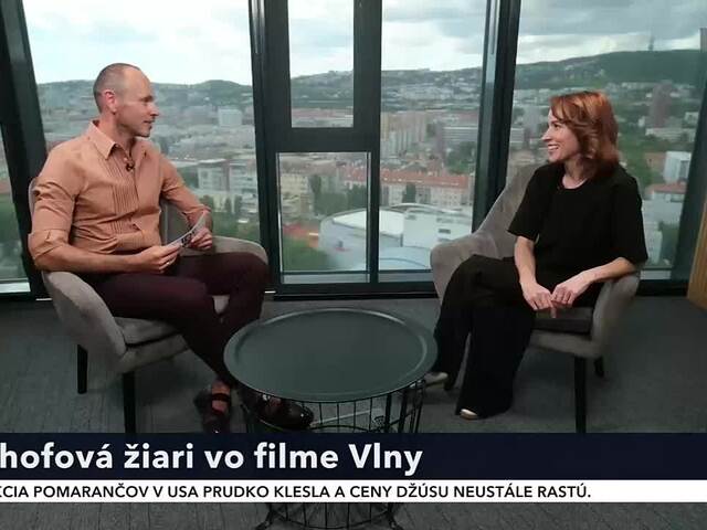 Táňa Pauhofová o novom filme "Vlny" a jeho svetovej premiére v českých Karlových Varoch 